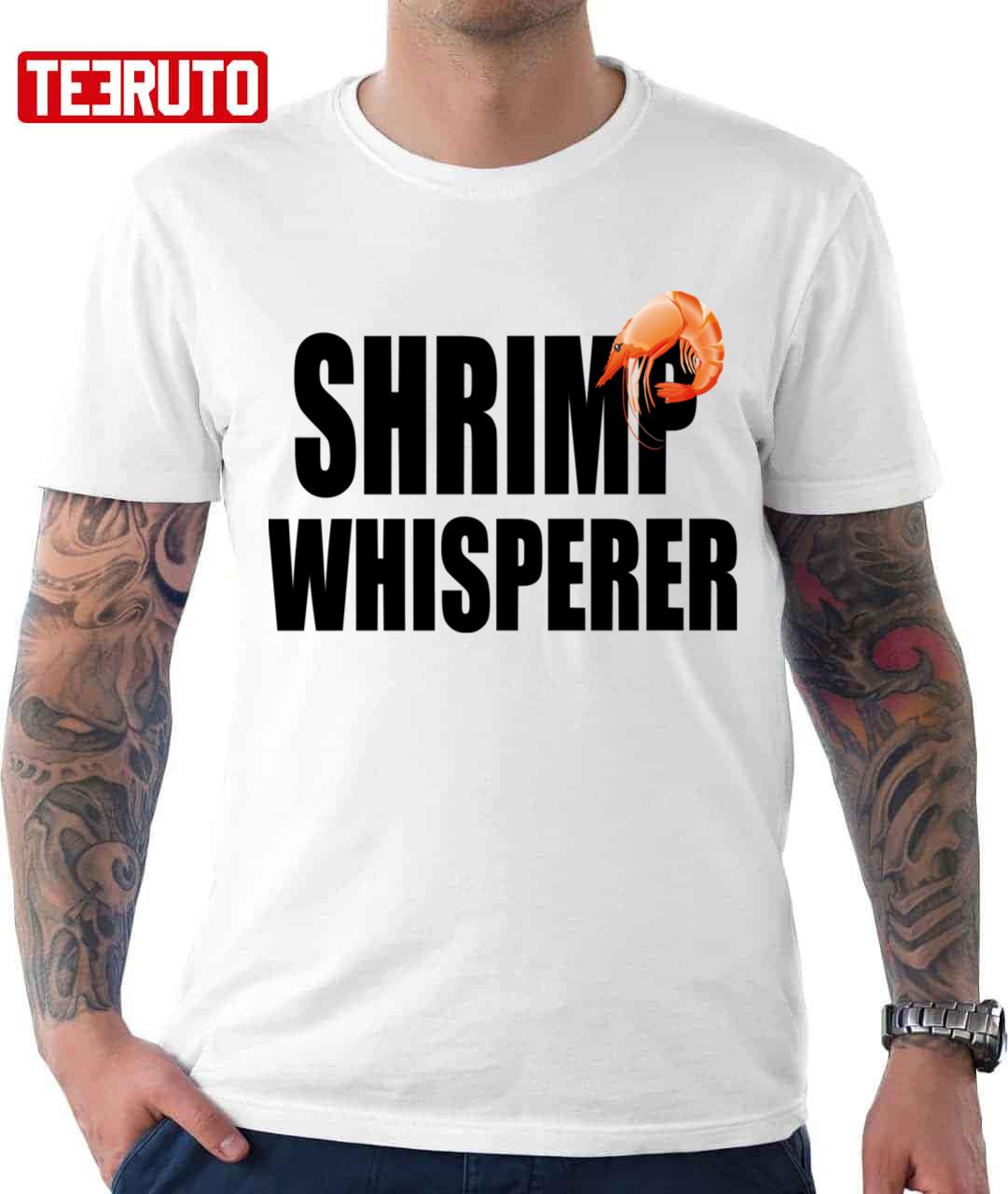 Typo Shrimp Whisperer Funny Unisex Sweatshirt