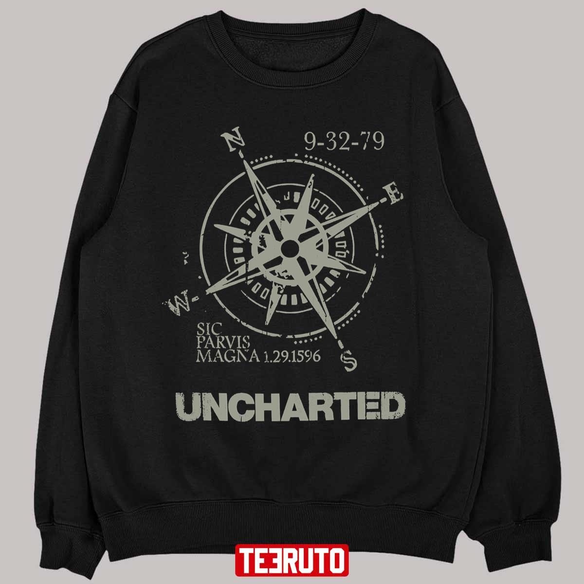 Uncharted Sic Parvis Magna Unisex Sweatshirt
