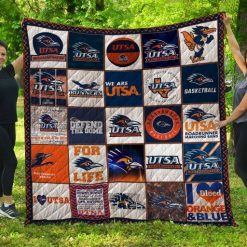 Utsa Roadrunners For Life Quilt Blanket