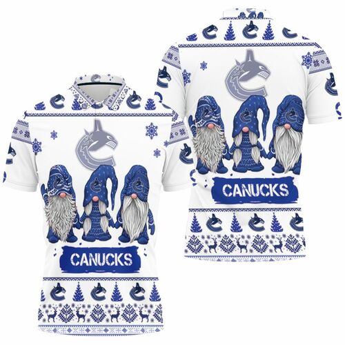 Vancouver Canucks Christmas Gnomes Ugly Sweatshirt Christmas 3d Polo Shirt Model A31466 All Over Print Shirt 3d T-shirt