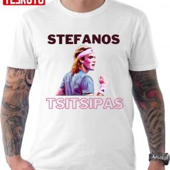 Vector Art Stefanos Tsitsipas Unisex T-shirt