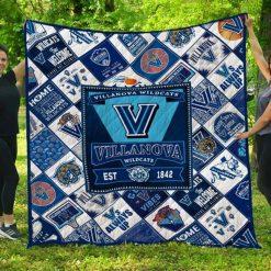 Villanova Big Wildcats Ncaa Quilt Blanket