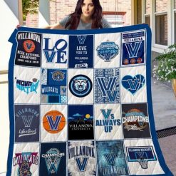 Villanova Wildcats Ncaa Quilt Blanket