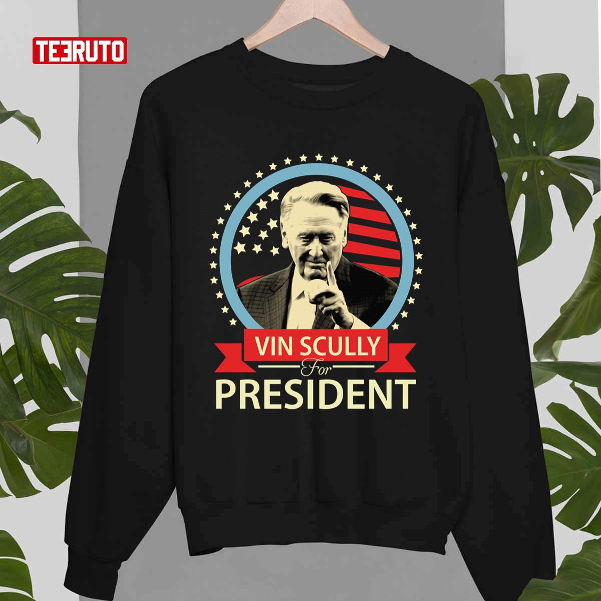 Vin Scully Vin Scully For President Womens Love Unisex T-Shirt