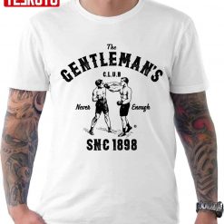 Vintage Boxing The Gentlemans Club Never Enough Since 1898 Unisex T-shirt
