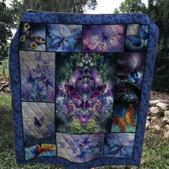 Vintage Butterfly Quilt Blanket