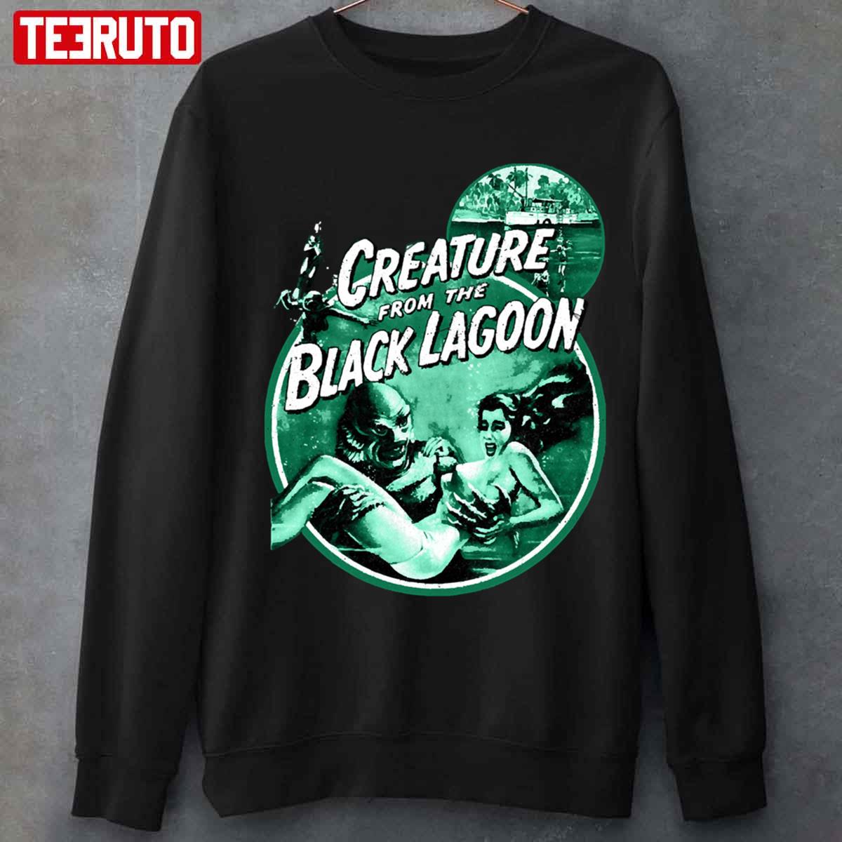 Vintage Creature From The Black Lagoon Horror Halloween Unisex Sweatshirt