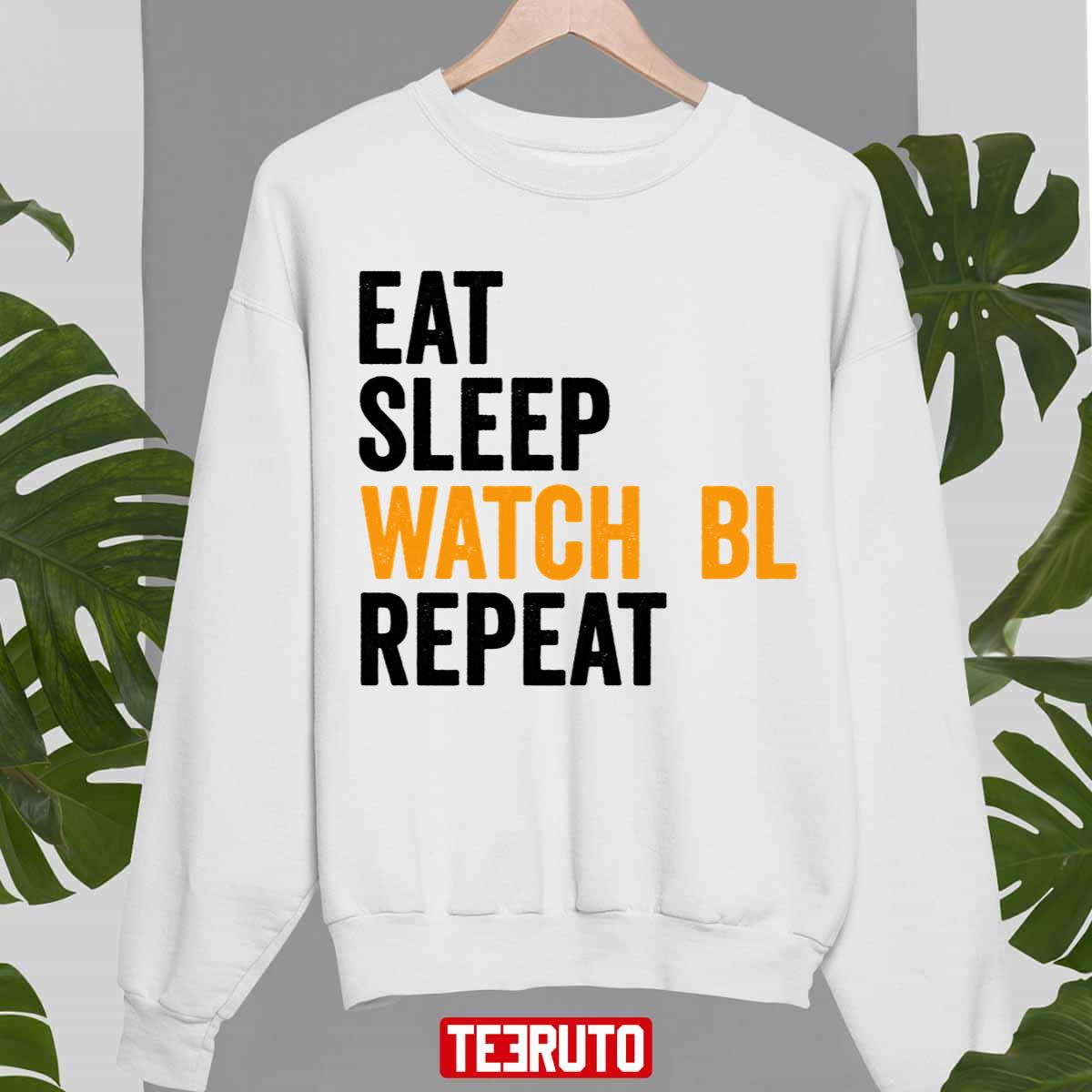 Vintage Eat Sleep Watch Bl Repeat Unisex Sweatshirt