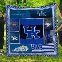 Vintage Kentucky Wildcats Quilt Blanket