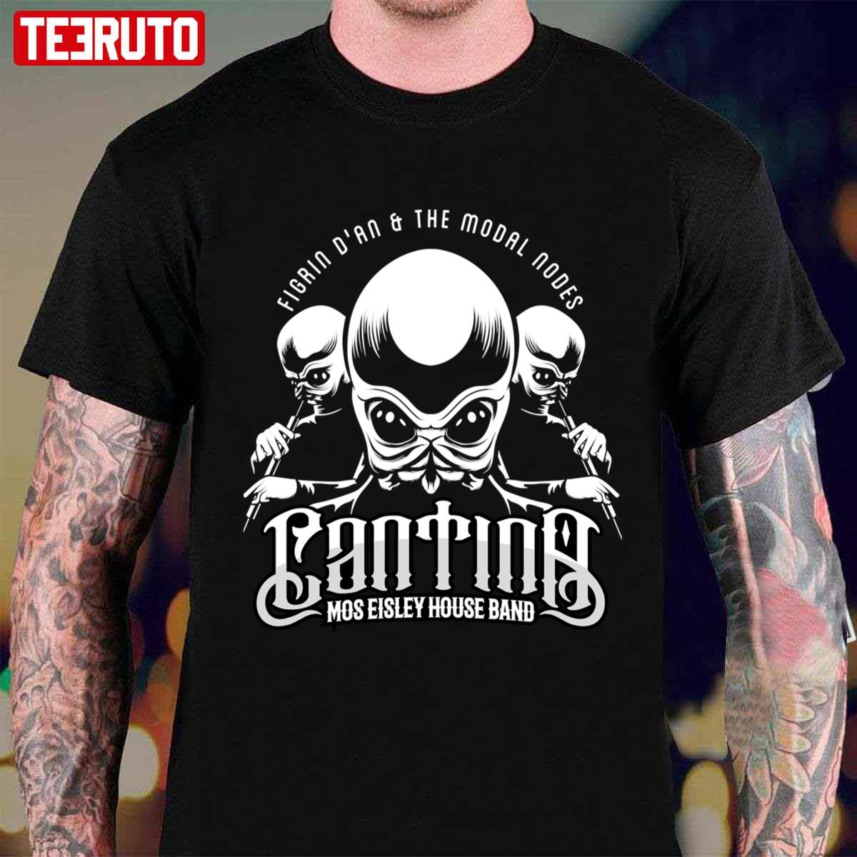 Vintage Photograp Mos Eisley House Band Star Wars Cantina Unisex T-Shirt