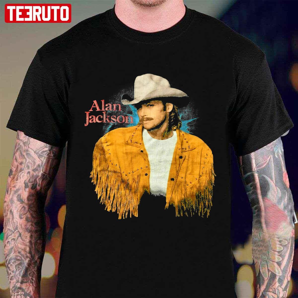 Vintage Rare 1993 Alan Jackson Graphic Unisex T-Shirt