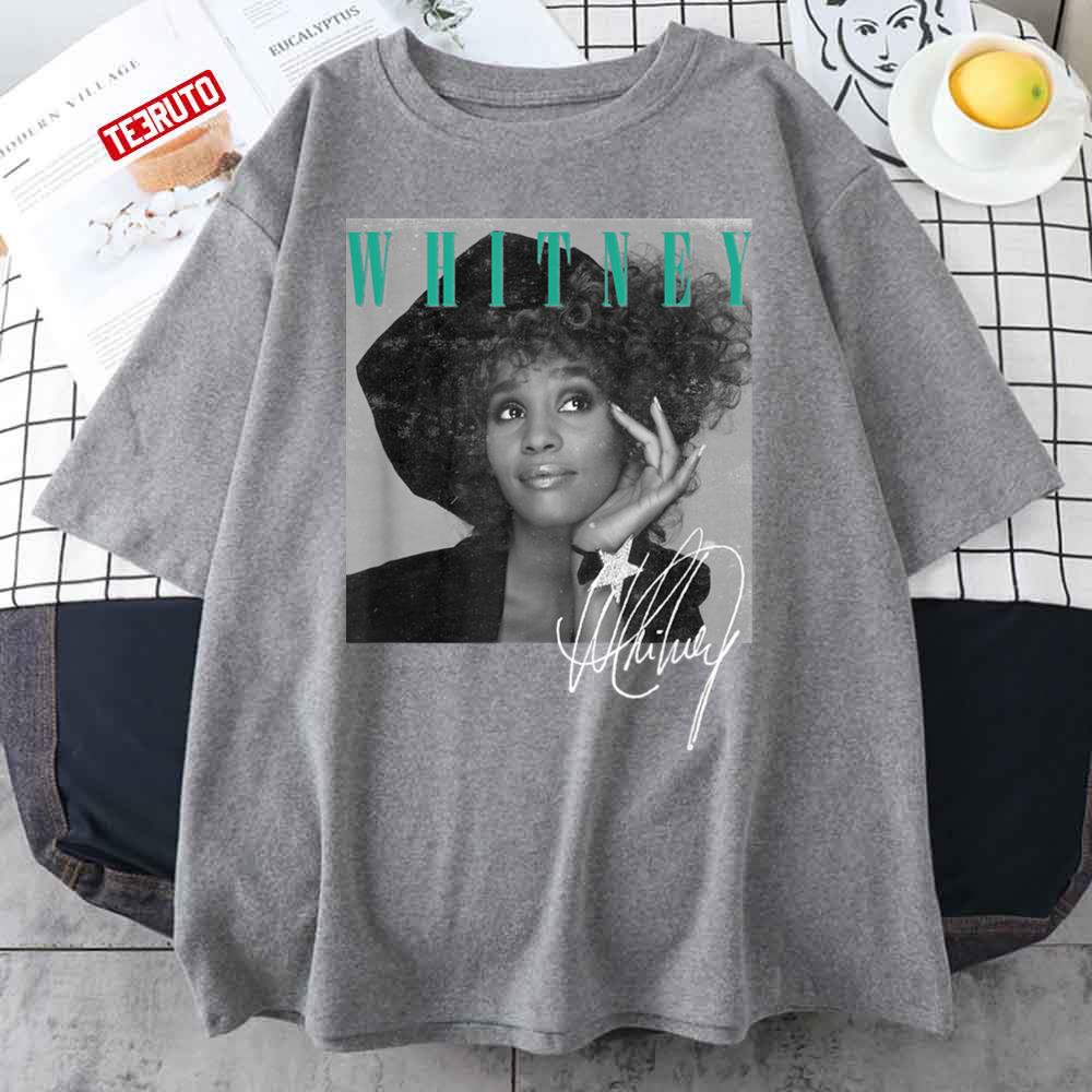 Vintage Retro Whitney Houston Signature Unisex T-Shirt