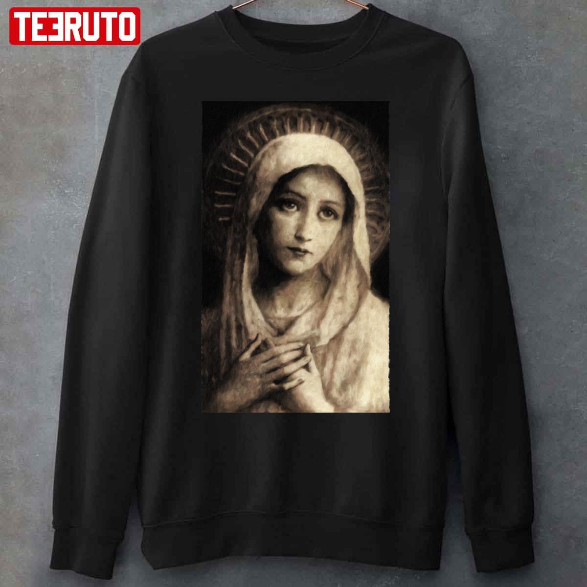 Vintage Virgin Mary Painting Unisex Sweatshirt