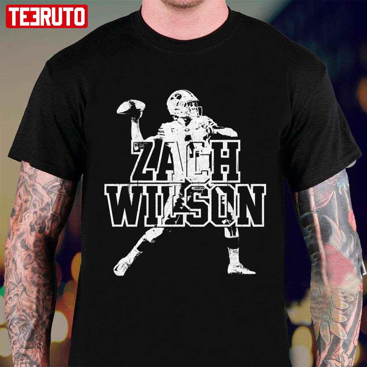 Vintage White Zach Wilson Graphic Unisex T-Shirt