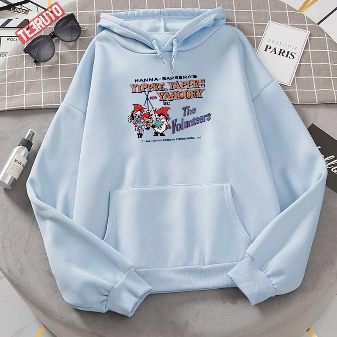 Vintage Yippee, Yappee and Yahooey The Volunteers Unisex Hoodie