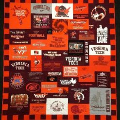 Virginia Tech Hokies Ncaa Quilt Blanket