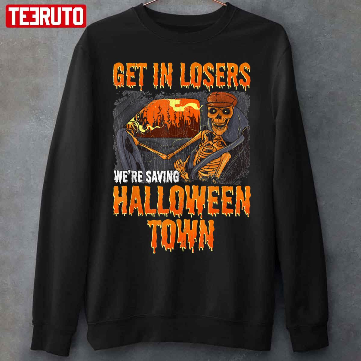 We’re Saving Halloween Town Halloweentown And Chill Unisex Sweatshirt