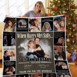 When Harry Met Sally Quilt Blanket