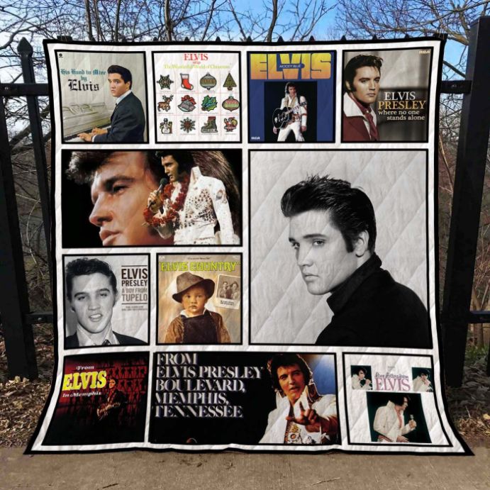 Where No One Stands Alone Elvis Presley Quilt Blanket