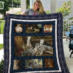 Whippet Picture Collection Quilt Blanket