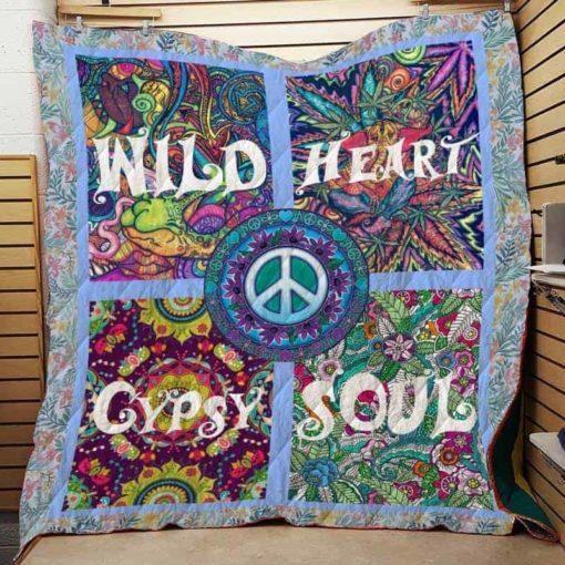 Wild Heart Cypsy Soul Hippie Peace Quilt