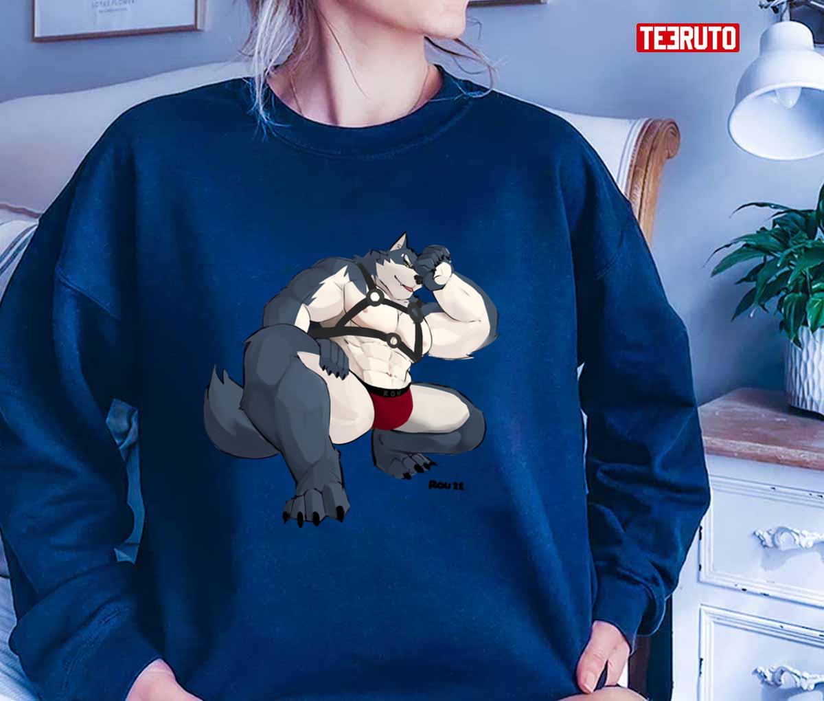 Wolf Aier Squat Unisex Sweatshirt