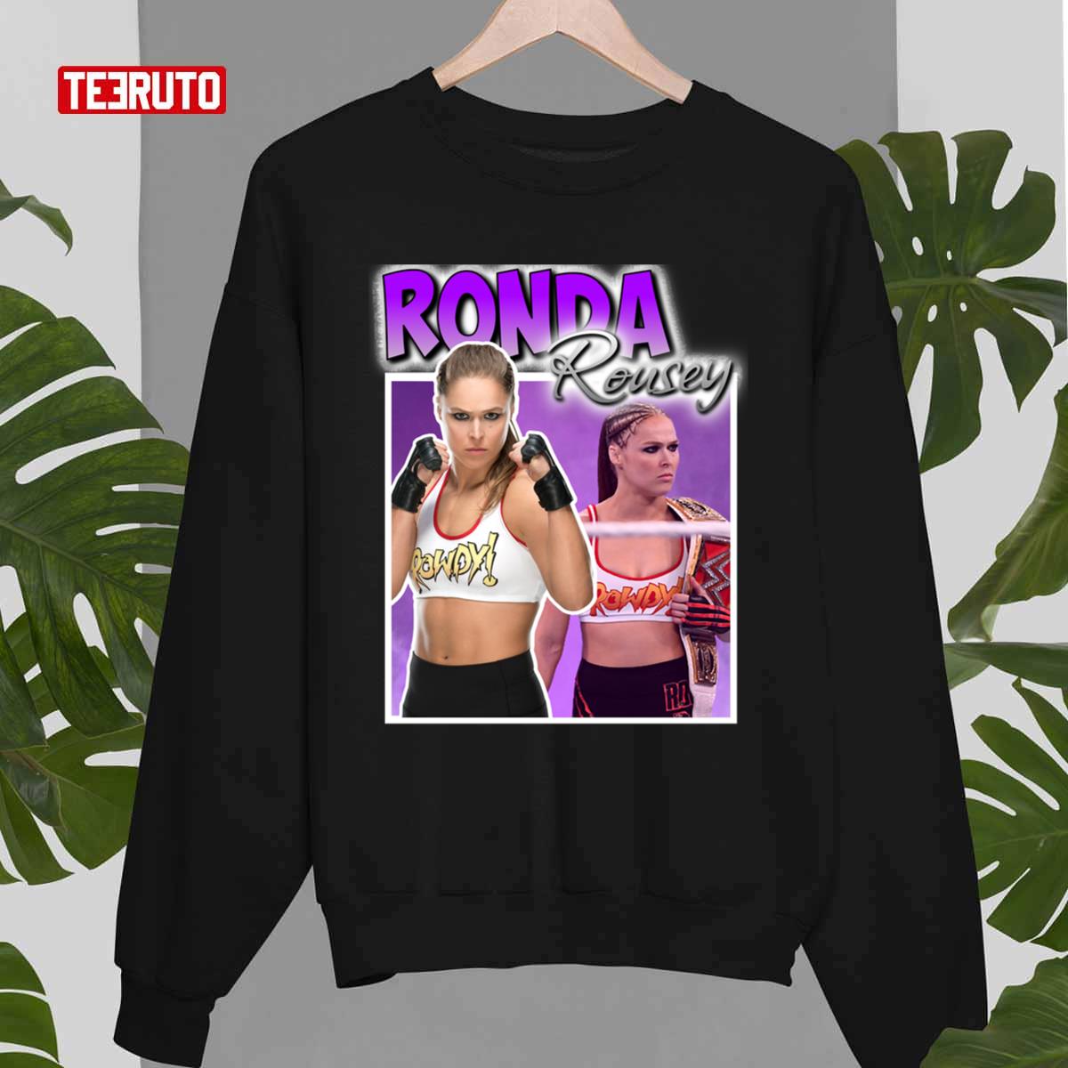 Wrestler Ronda Rousey Retro Unisex T-Shirt