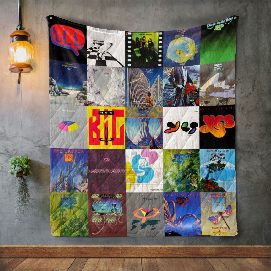 Yes Album Covers Quilt Blanket