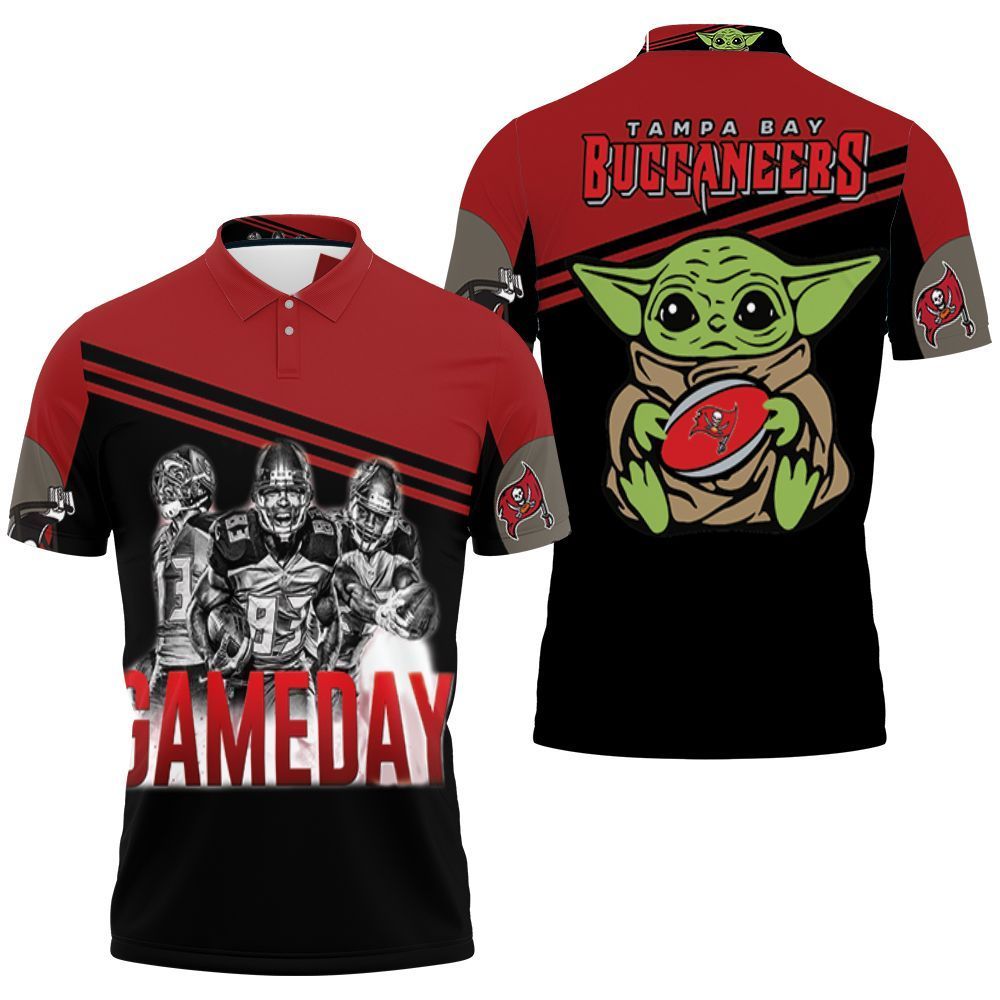 Yoda Tampa Bay Buccaneers 4 Game Day Nfc South Division Champions Super Bowl 2021 3d Polo Shirt Jersey All Over Print Shirt 3d T-shirt