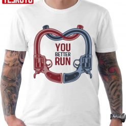 You Better Run Pumped Up Kicks Rock Band The Guns Unisex T-Shirt