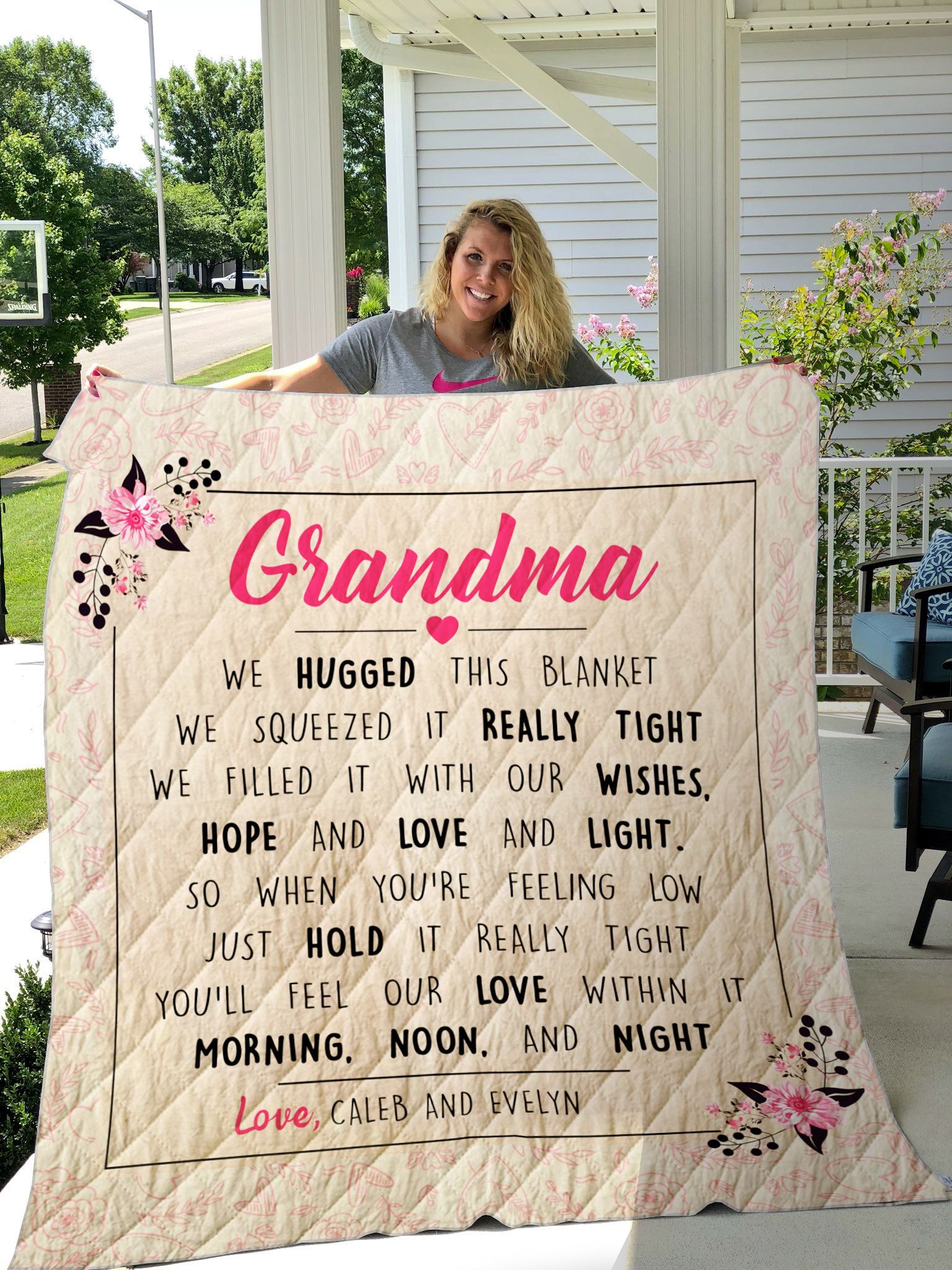 You’ll Feel Our Love Within It Morning Noon And Night Personalized Quilt Blanket