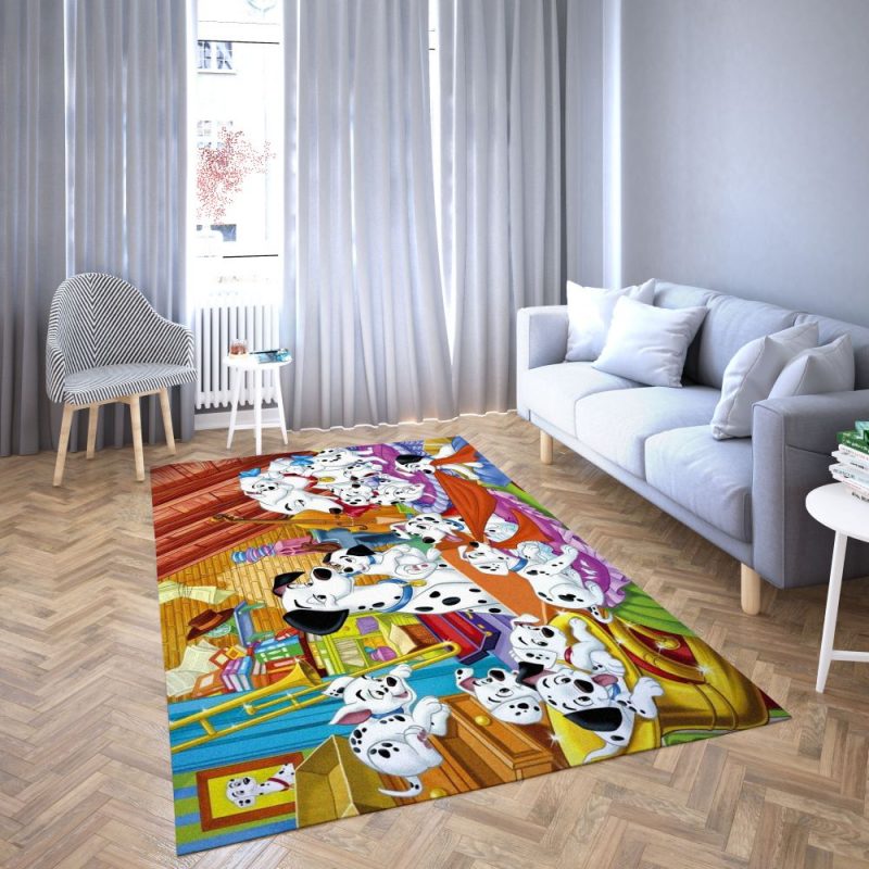 101 Dalmatians of Disney Favorite cartoon movie Carpet Living Room Rugs 6