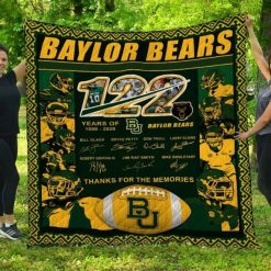122 Years Of Ncaa Baylor Bears Collected Collection Quilt Blanket