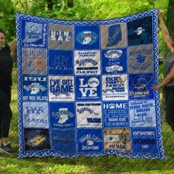 1865 Ncaa Indiana State Sycamores Collection Loved Quilt Blanket
