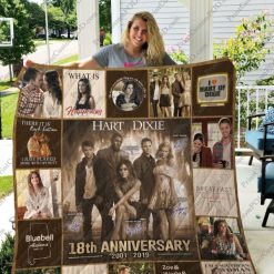 18th Anniversary Hart Of Dixie Quilt Blanket