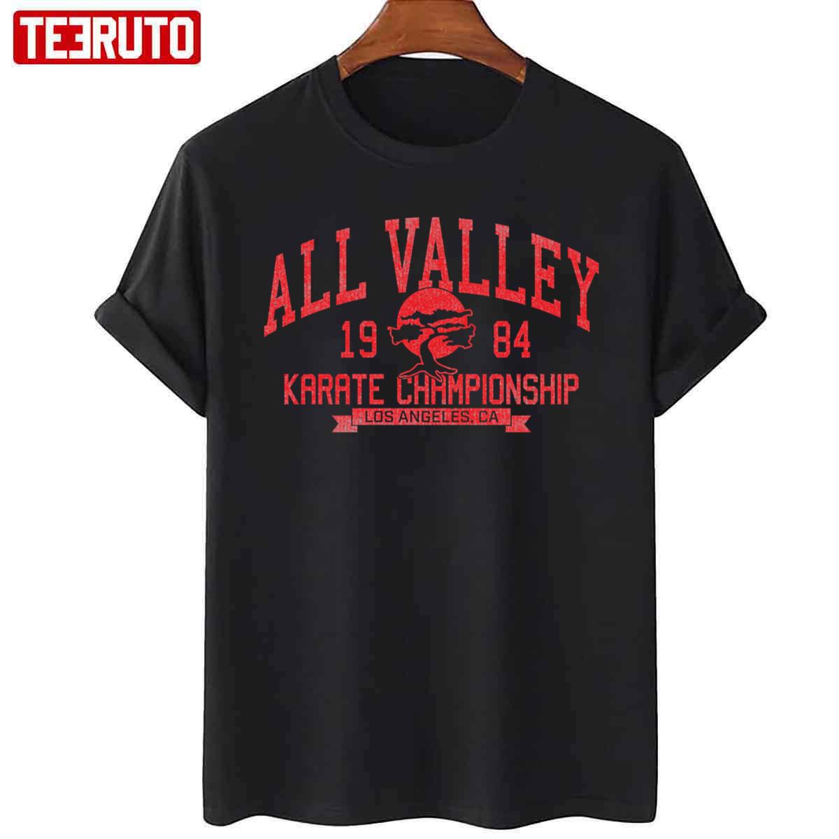 1984 All Valley Karate Championship Cobra Kai Retro Unisex T-Shirt ...
