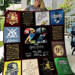 1997 – 2019 Harry Potter Collection Quilt Blanket