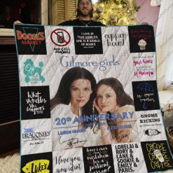 20th Anniversary Gilmore Girls For Fans Collection Quilt Blanket