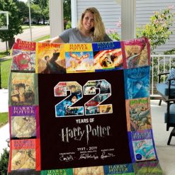 22 Years Of Harry Potter Combined Collection Quilt Blanket