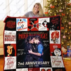 2nd Anniversary Mofi Moulin Rouge The Musical Collection Quilt Blanket