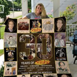 30 Years Of Seinfeld For Fans Collection Quilt Blanket