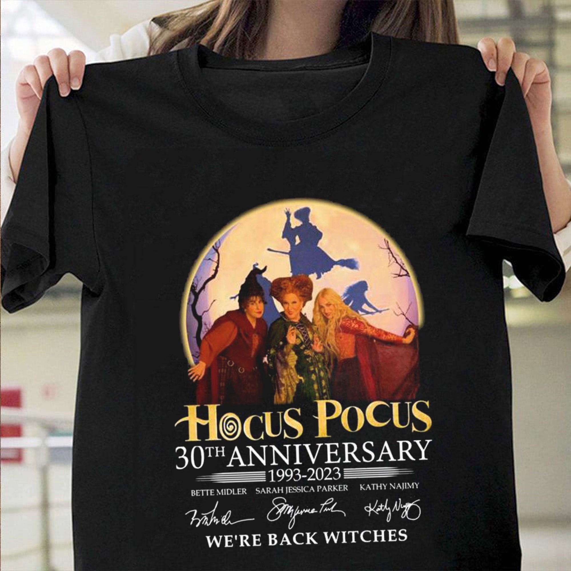 30th Anniversary Sanderson Sisters Hocus Pocus Vintage Halloween Spooky Season 5 Unisex T-Shirt