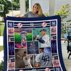 42 Years Of Mariano Rivera New York Yankees Quilt Blanket