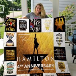 4th Anniversary Hamilton For Fans Collection Quilt Blanket