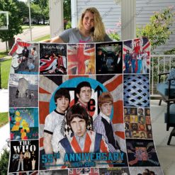 55th Anniversary 1964 2019 The Who Band Quilt Blanket