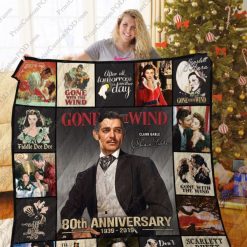 80 Years Of Gone With The Wind Quilt Blanket