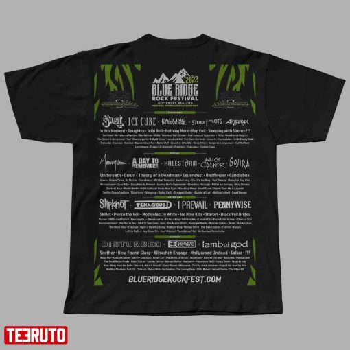 Blue Ridge Rock Festival 2022 Unisex T-shirt