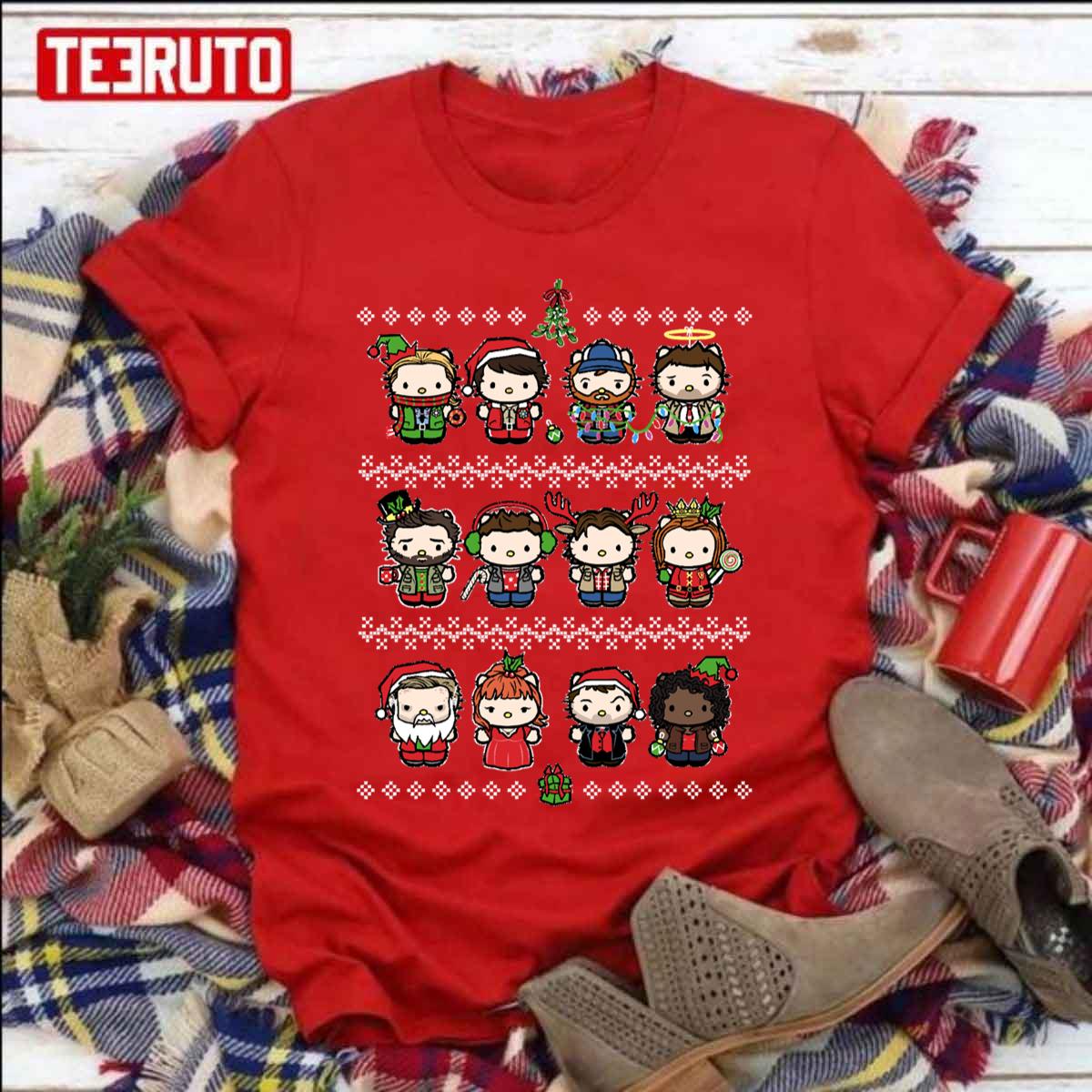 A Happy Spn Holiday Christmas Spirits Ugly Style Unisex Sweatshirt