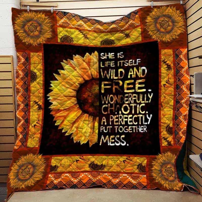 A Perfectly Put Together Mess Hippie Quilt Blanket