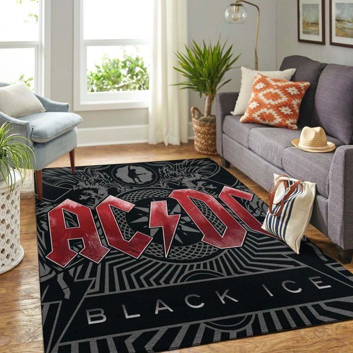 Acdc Hard Rock Band Rug Room Carpet Home Decor